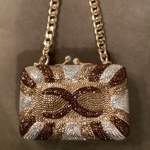 Luster by Loveleen Crystal Clutch Bag